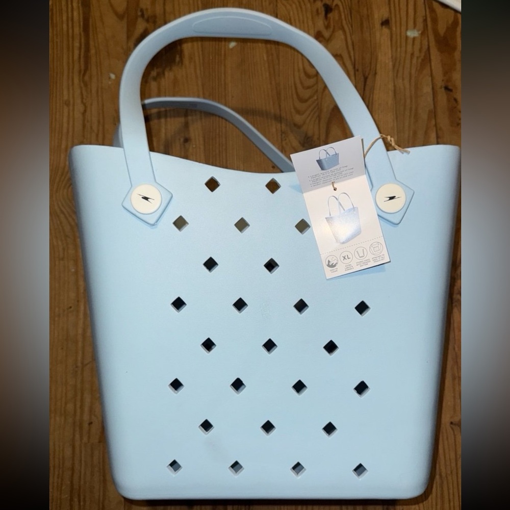 NWT Aldi CRANE XL Haul It All Light Baby Blue beach bag summer
